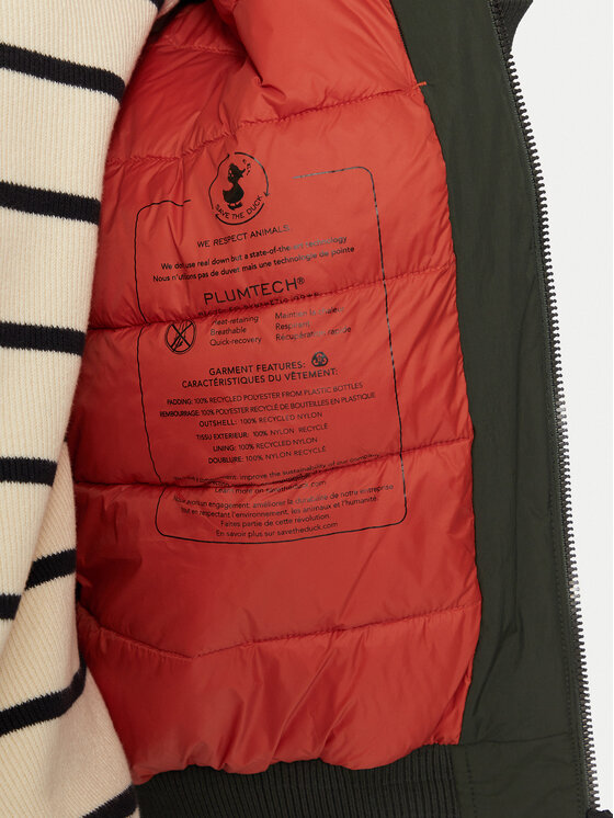 Save The Duck Save The Duck Kurtka bomber D31959M COFY19 Zielony Regular Fit