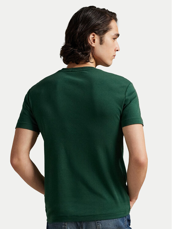 Polo Ralph Lauren Polo Ralph Lauren T-krekls 710740727099 Zaļš Custom Slim Fit