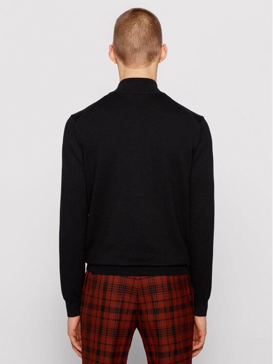 Cardigan Palano-L 50450198 Nero Regular Fit