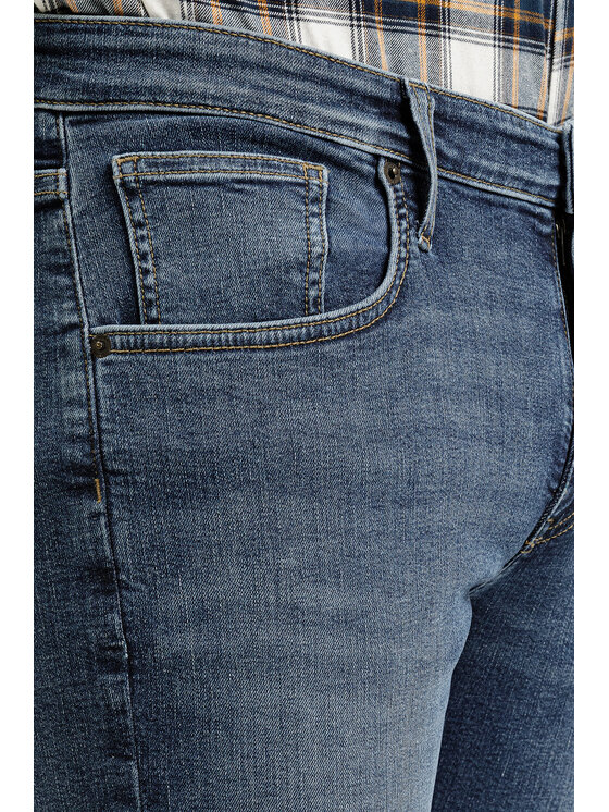 Cross Jeans Cross Jeans Jeansy E 198-121 Niebieski Slim Leg