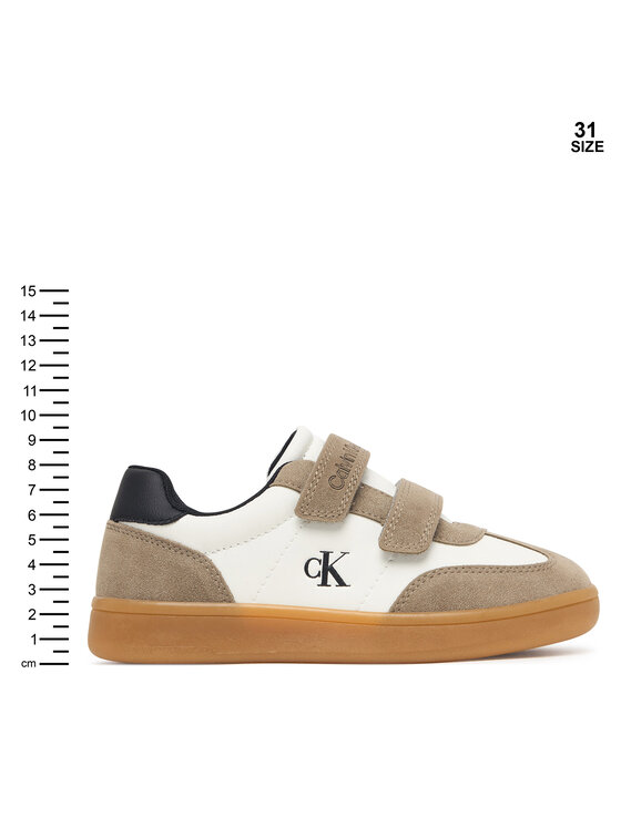 Calvin Klein Calvin Klein Sneakersy Low Cut Velcro Sneaker V1X9-83443-0318 S Béžová