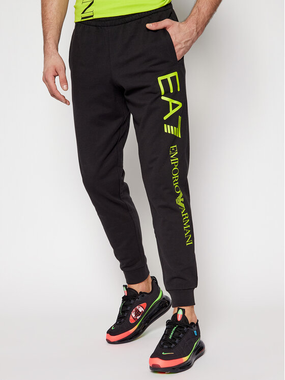 EA7 Emporio Armani EA7 Emporio Armani Teplákové kalhoty 8NPPC1 PJ05Z 1202 Černá Regular Fit