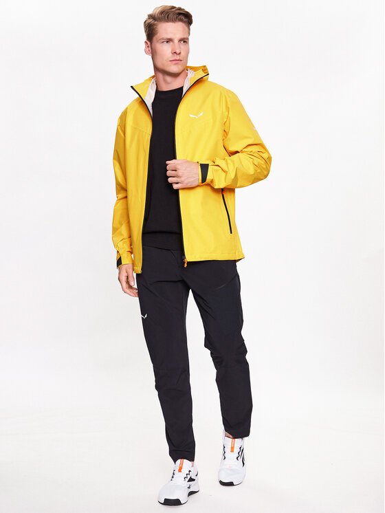 Salewa Salewa Vodootporna jakna Puez 28615 Žuta Regular Fit