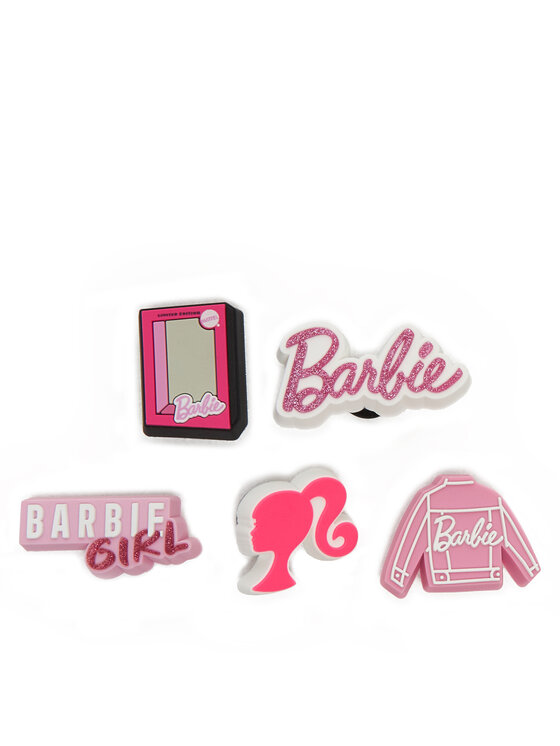 Crocs Crocs Cipő dekoráció BARBIE 5 PACK 10012070 5 PACK Rózsaszín