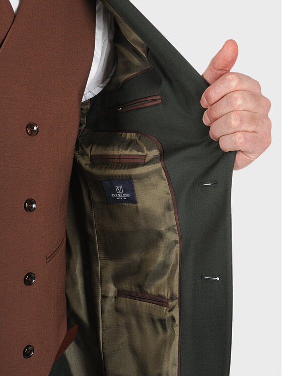 Evenemen Evenemen Garnitur Boris Zielony Slim Fit