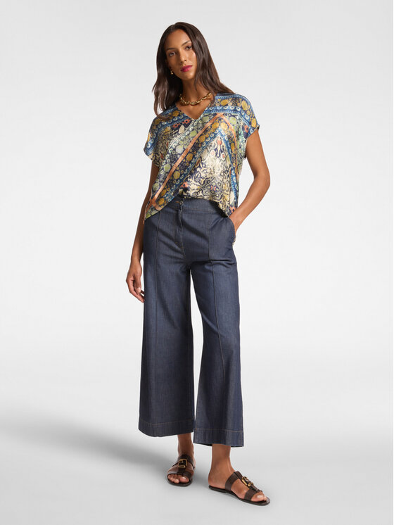 Elena Mirò Elena Mirò Blusa 2165P000208N002 Blu Regular Fit