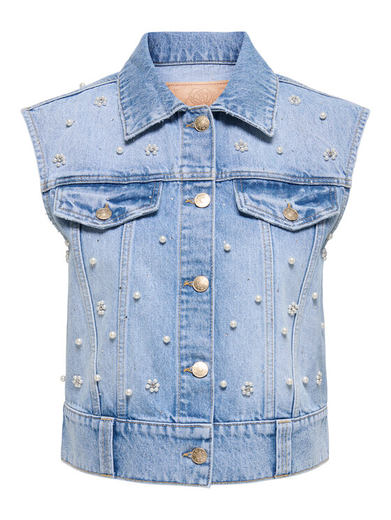 ONLY ONLY Gilet Onur 15366346 Blu Regular Fit