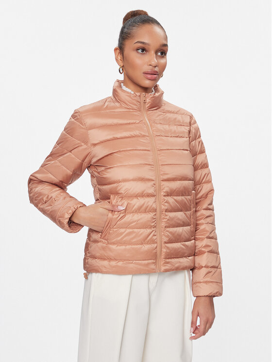 TWINSET Prechodná bunda 241TP2410 Hnedá Regular Fit