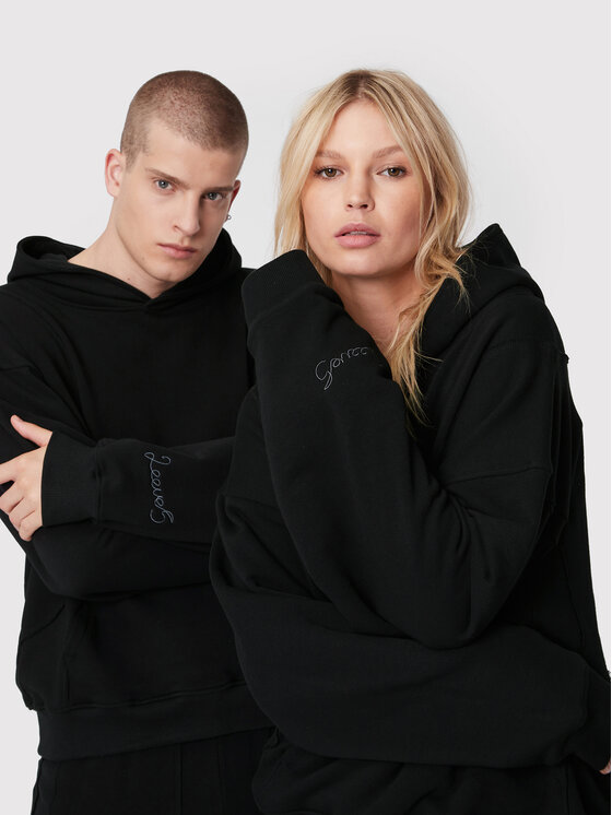 2005 2005 Μπλούζα Unisex 2005 X Leeves „Panel” Μαύρο Relaxed Fit