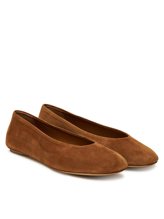 Weekend Max Mara Weekend Max Mara Balerinke Todisuede 2525526074600 Rjava