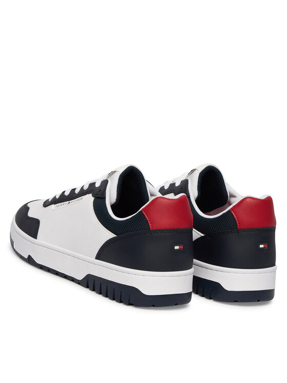 Tommy Hilfiger Tommy Hilfiger Sportcipők Basket Core Lite Lth Block FM0FM05713 Fehér