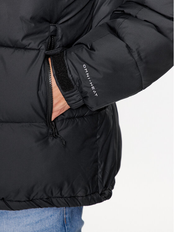 Columbia Columbia Žieminė striukė Pike Lake™ II Hooded Jacket Juoda Regular Fit