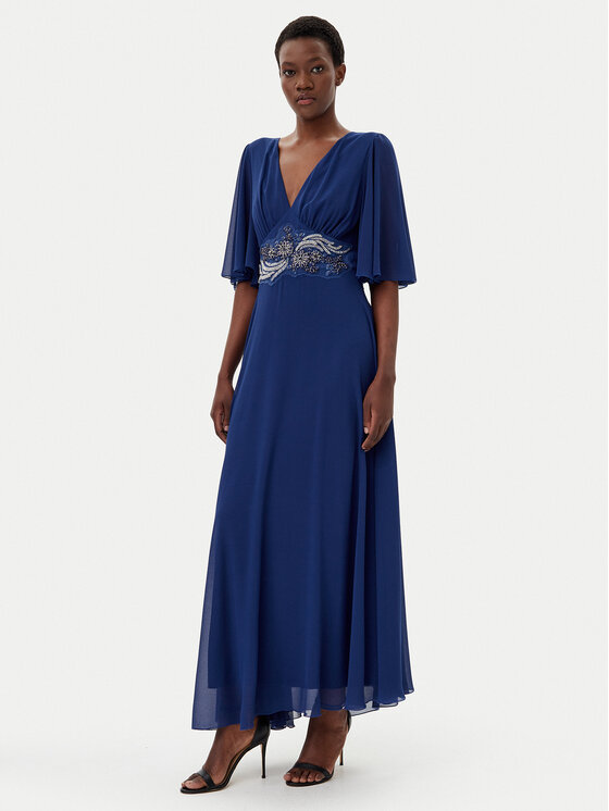 Rinascimento Rinascimento Abendkleid CFC0123080003 Dunkelblau Regular Fit