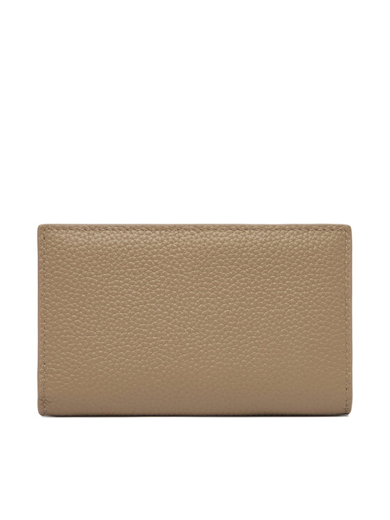 Calvin Klein Calvin Klein Πορτοφόλι Emblem Hw Pebble Snap Cardholder LV04F1127G Μπεζ