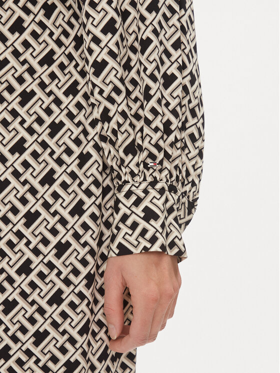 Tommy Hilfiger Tommy Hilfiger Ежедневна рокля WW0WW41020 Бежов Regular Fit