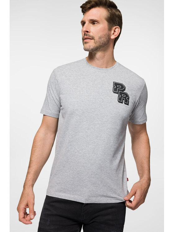 Próchnik Próchnik T-Shirt PM1 TS073123000030 Szary Slim Fit