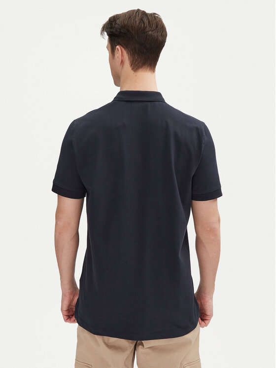 Aeronautica Militare Aeronautica Militare Тениска с яка и копчета 251PO1843P191 Тъмносин Regular Fit