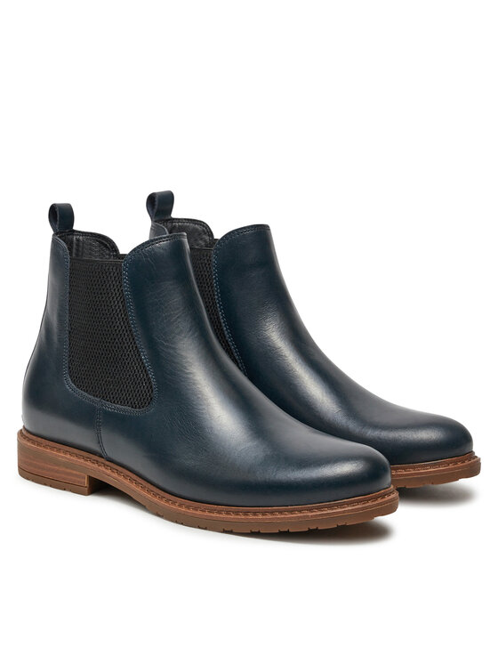 Tamaris Tamaris Kotníková obuv s elastickým prvkem 1-25056-41 Tmavomodrá