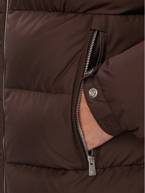BOSS BOSS Ziemas jaka H-Colter 50565108 Tumši brūna Regular Fit