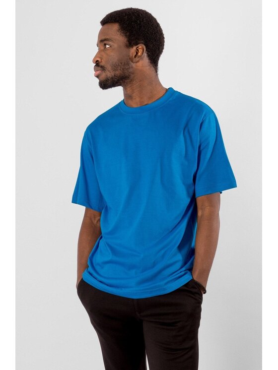 TeeShoppen TeeShoppen T-Shirt 'Oversized Collection' Niebieski Oversize