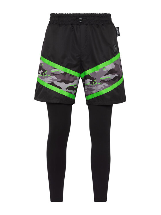 Plein Sport Plein Sport Legginsy 2839 Czarny Active Fit