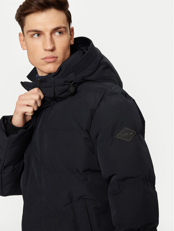 REPLAY REPLAY Зимно яке M8403 .000.84728 Тъмносин Regular Fit