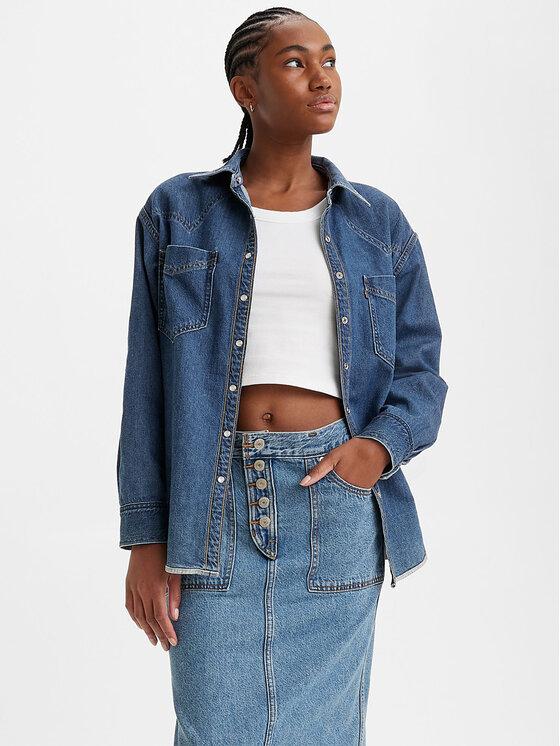 Levi's® Levi's® Jeanshemd Donovan A6342-0001 Blau Relaxed Fit