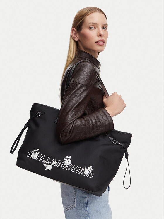 KARL LAGERFELD Дамска чанта B3W30351 Черен