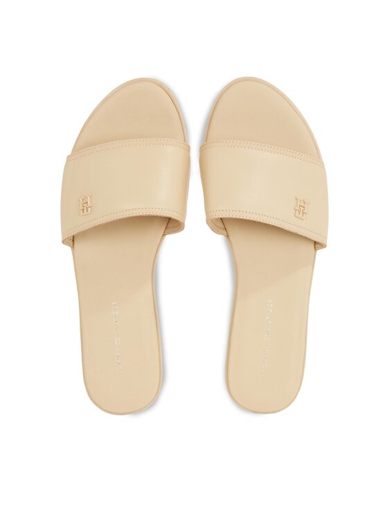 Tommy Hilfiger Tommy Hilfiger Iešļūcenes Pop Color Mule Sandal FW0FW07936 Bēšs