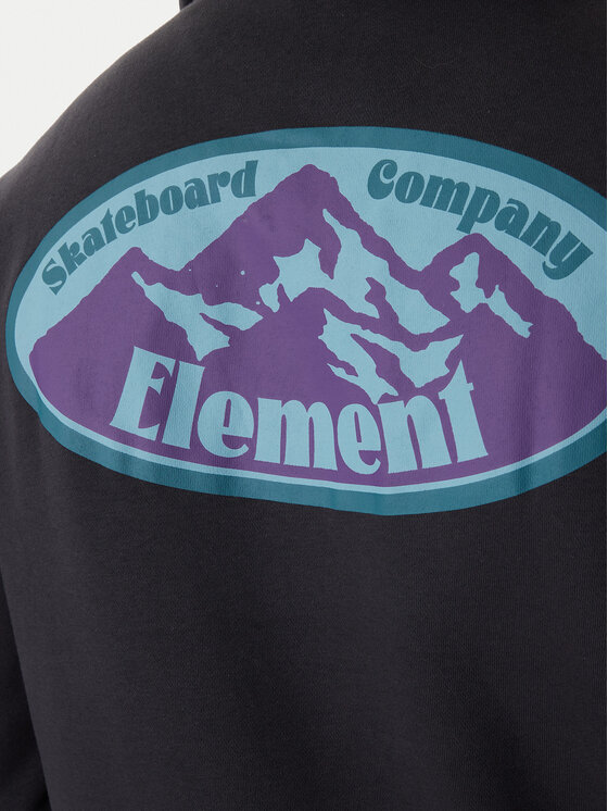 Element Element Pulóver Epic Po ELYSF00319 Fekete Regular Fit