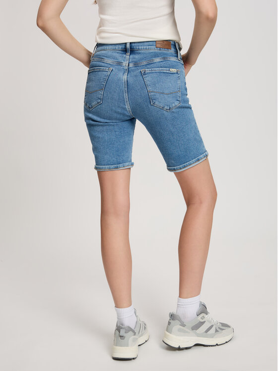 Cross Jeans Cross Jeans Szorty jeansowe P 528-012 Niebieski