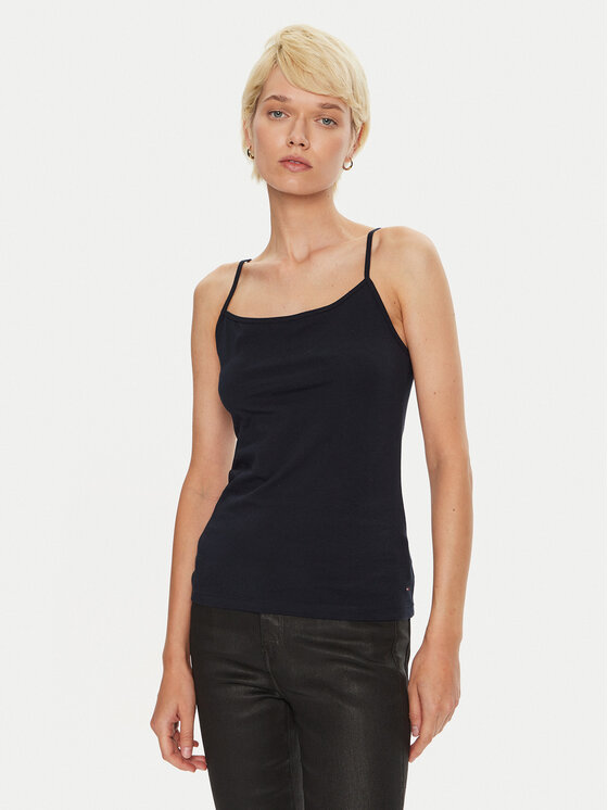 Tommy Hilfiger Tommy Hilfiger 2er-Set Tops UW0UW04891 Bunt Slim Fit