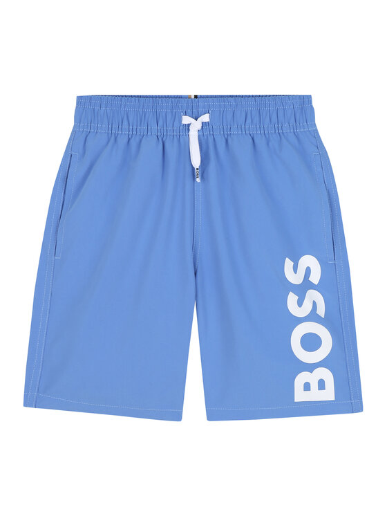 BOSS BOSS Pantaloni scurți pentru înot J51973 D Bleumarin Regular Fit