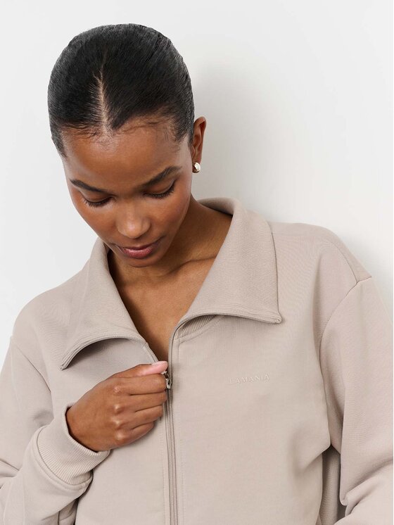 La Mania La Mania Felpa RIPPLE Beige Classic Fit