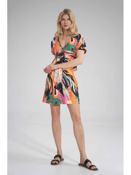 FIGL FIGLFIGL Vestito M766 Multicolore Regular Fit
