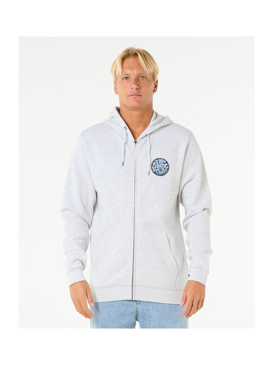 Rip Curl Rip Curl Bluza Wettie Passage Icon Zip Thru Szary Standard Fit