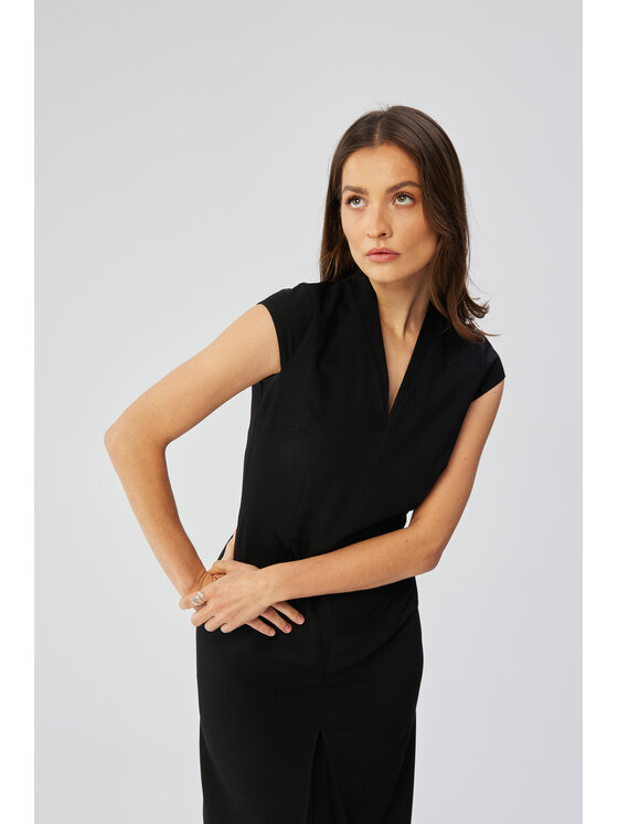 Stylove Stylove Večerní šaty S359 Černá Comfortable Fit