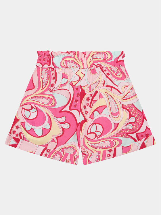 Guess Guess Pantaloncini di tessuto J4GD03 WG5S2 Rosa Regular Fit