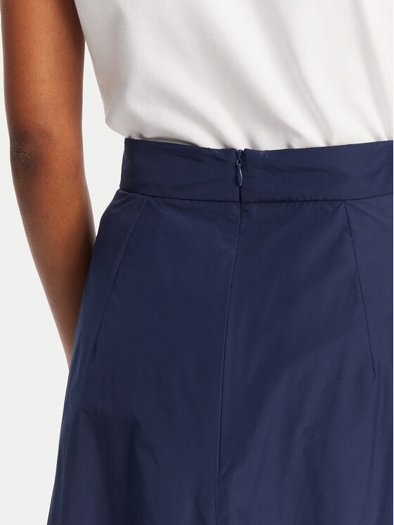 Marella Marella Trapezförmiger Rock Oporto 2515101012 Dunkelblau Regular Fit