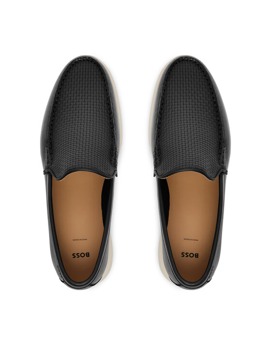 BOSS BOSS Loaferke Sienne 50563129 Črna
