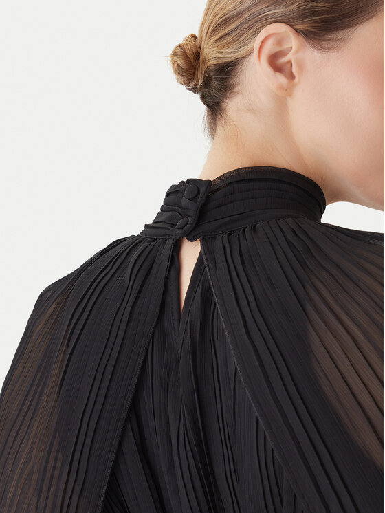 KAOS KAOS Coctailkleid RI1GX006 Schwarz Regular Fit