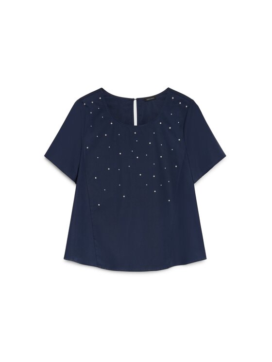 Fiorella Rubino Fiorella Rubino Blusa 2829T002346N034 Blu Boxy Fit