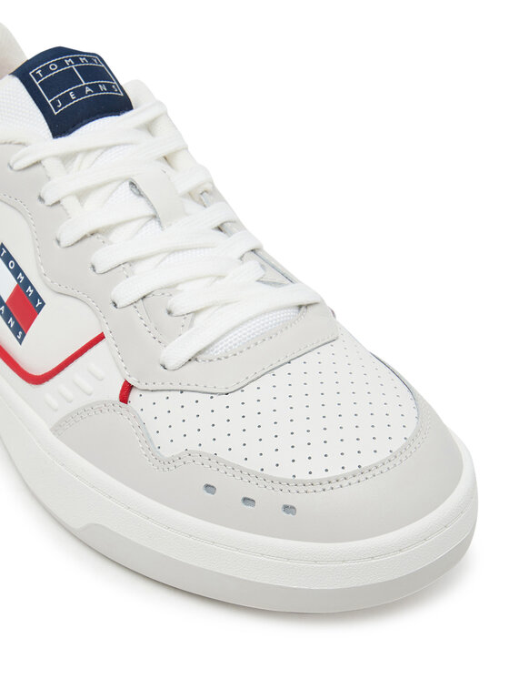 Tommy Jeans Tommy Jeans Laisvalaikio batai Tjm Cupsole Elevated EM0EM01585 Balta