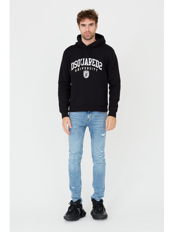 Dsquared2 Dsquared2 Μπλούζα S74GU0744 Μαύρο Regular Fit