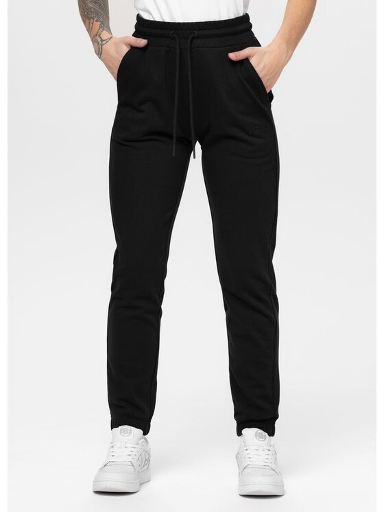 PITBULL PITBULL Spodnie dresowe SIERRA Czarny Regular Fit