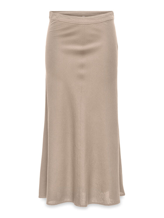 ONLY ONLY Midi szoknya Goa 15363690 Bézs Regular Fit