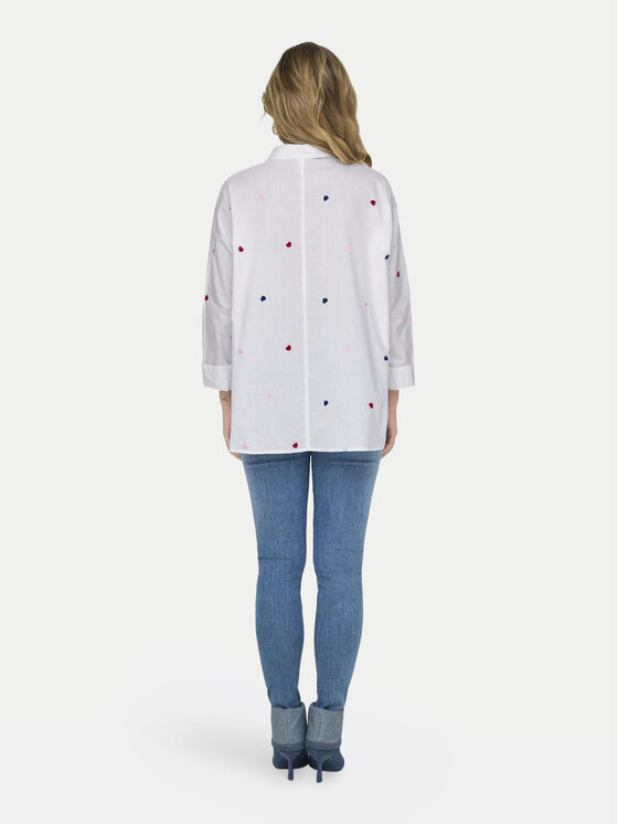ONLY ONLY Camicia 15283743 Bianco Box Fit