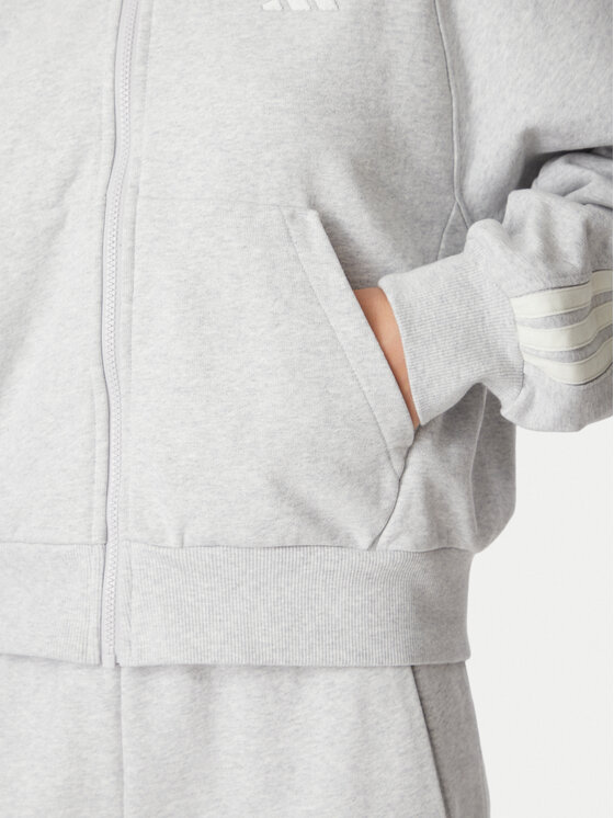 adidas adidas Pluus Kit 3-Stripes Full Zip Hoodie KV9879 Hall Regular Fit