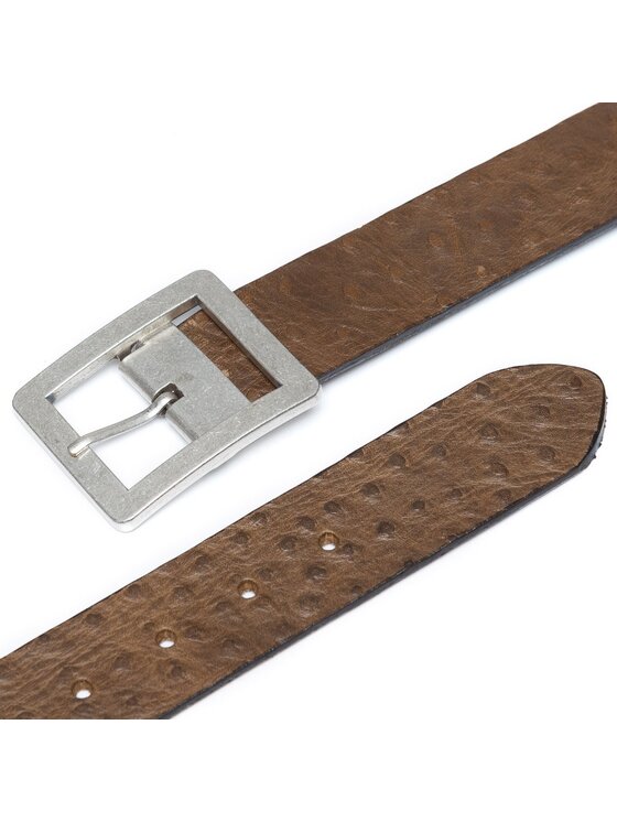 Mustang Mustang Pasek Męski BELT Brązowy
