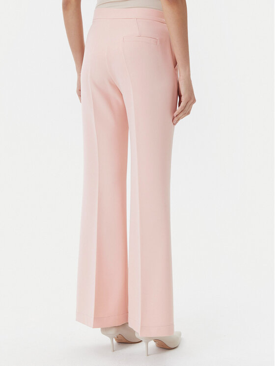 Maryley Maryley Kalhoty z materiálu 25EB587/43PY Růžová Regular Fit
